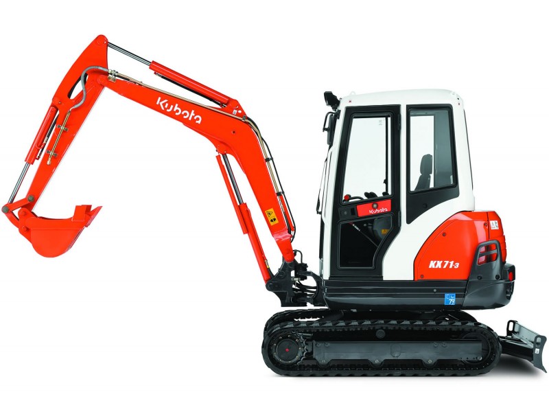 Мини-экскаваторы Kubota KX71-3 Мини-экскаваторы Kubota KX71-3